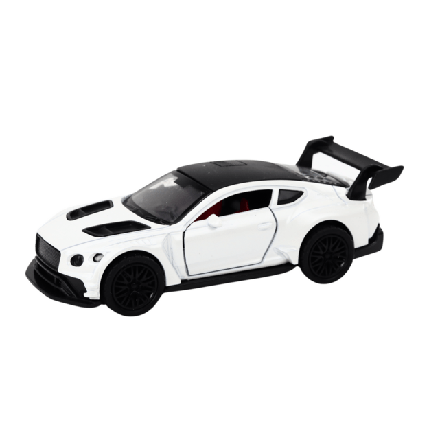 Metalinis sportinis automobilis 1:32, baltas