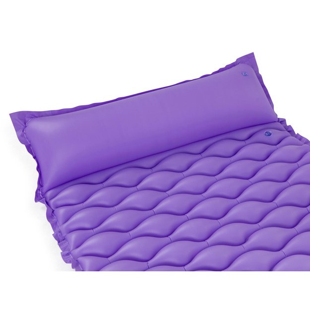 Pripučiamas susukamas čiužinys 213 cm Bestway, violetinis