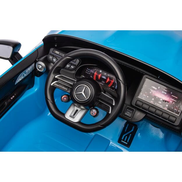 Dvivietis elektromobilis vaikams Mercedes AMG SL63, mėlynas