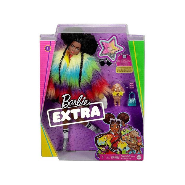 Stilinga lėlė Barbie Extra su aksesuarais