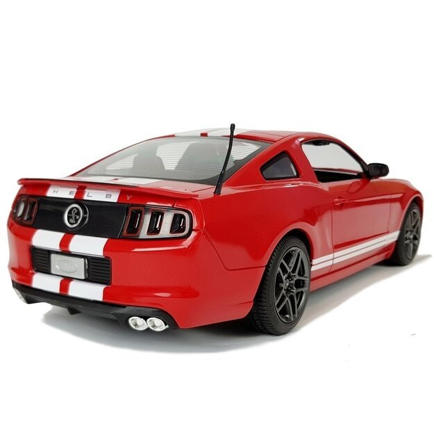 Nuotoliniu būdu valdomas sportinis Ford Shelby Rastar automobilis 1:14, raudonas