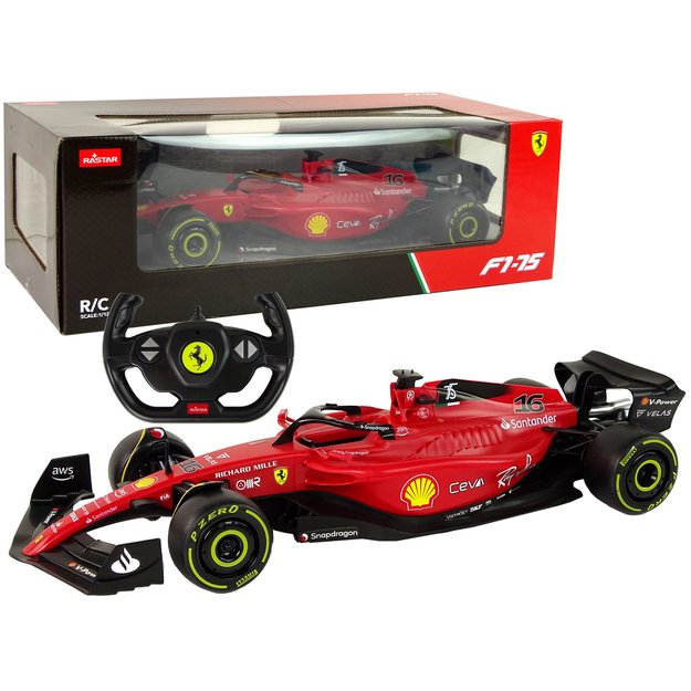 Nuotoliniu būdu valdomas automobilis Ferrari F1 1:12, raudonas