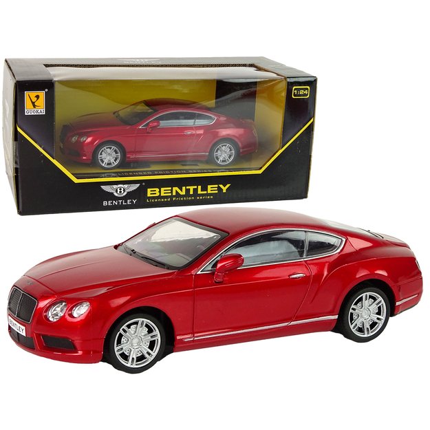 Žaislinis automobilis Bentley, raudonas