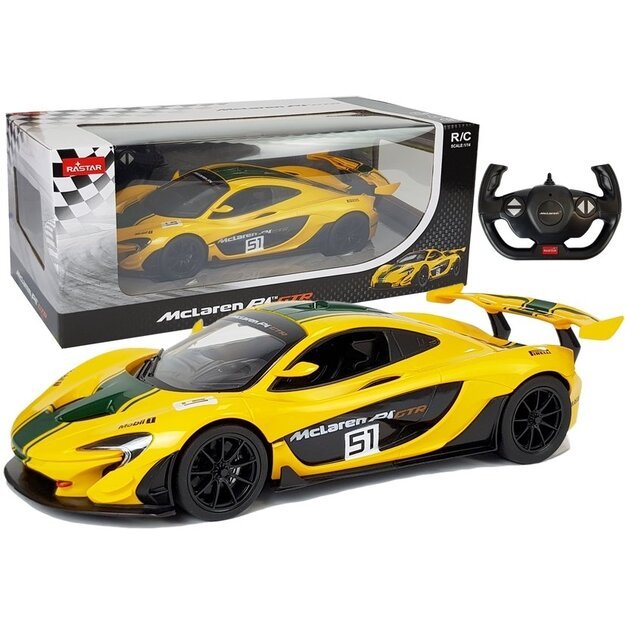 Nuotoliniu būdu valdomas McLaren P1 GTR 1:14 - Rastar