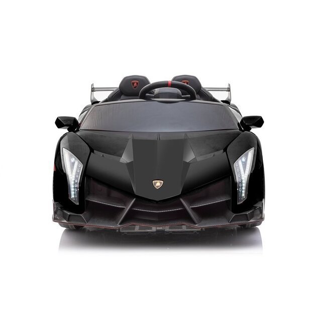 Dvivietis elektromobilis vaikams Lamborghini Veneno, juodas