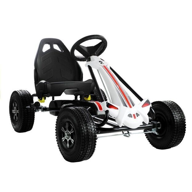 Minamas kartingas Go-Cart Monster, baltas