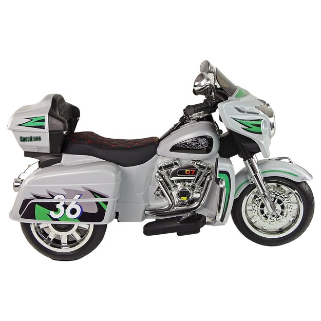 Vienvietis triratis elektrinis motociklas vaikams Goldwing NEL-R1800GS