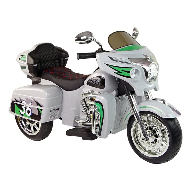 Vienvietis triratis elektrinis motociklas vaikams Goldwing NEL-R1800GS