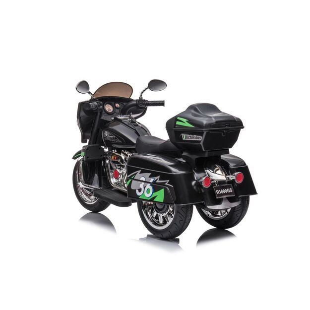 Triratis elektrinis motociklas vaikams Goldwing NEL-R1800GS, juodas