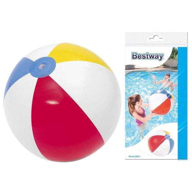 Pripučiamas paplūdimio kamuolys vaikams 51cm Bestway 31021