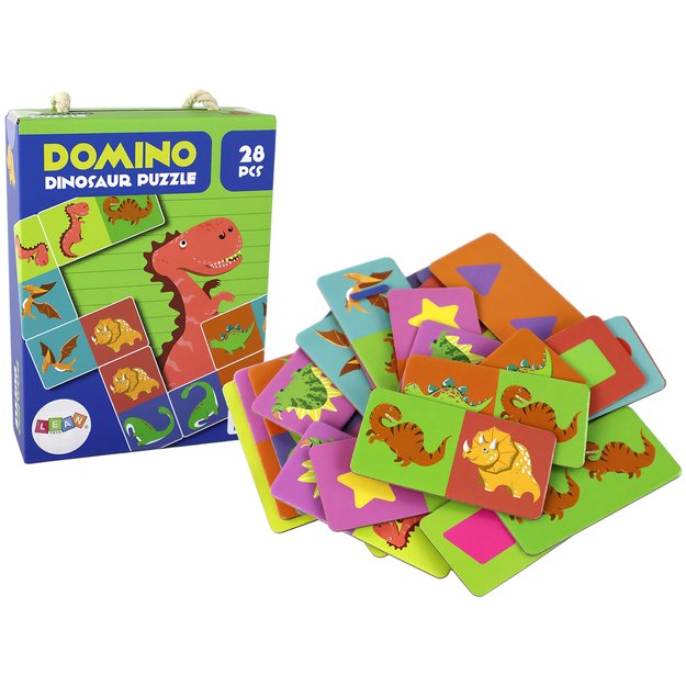 Loginis žaidimas Domino 28 el, dinozaurai