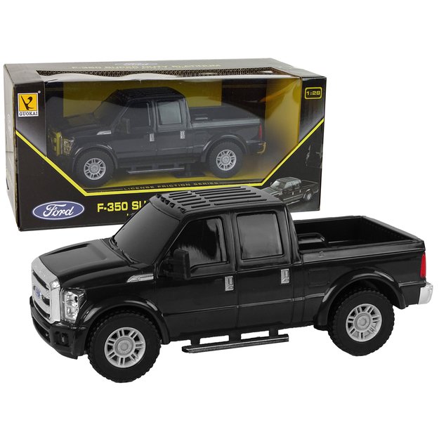 Automobilis Ford F-350, juodas