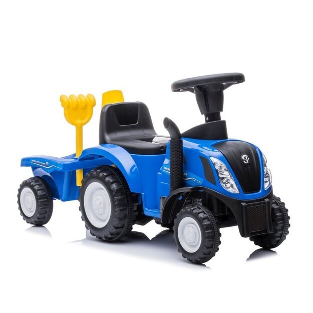 Paspiriamas traktorius vaikams New Holland su priekaba