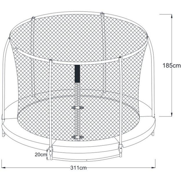 Batutas Bostonn 305 cm, Axi