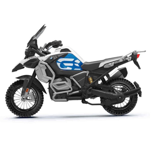 Elektrinis vaikiškas motociklas BMW r1250 gs adventure 24v, mėlynas