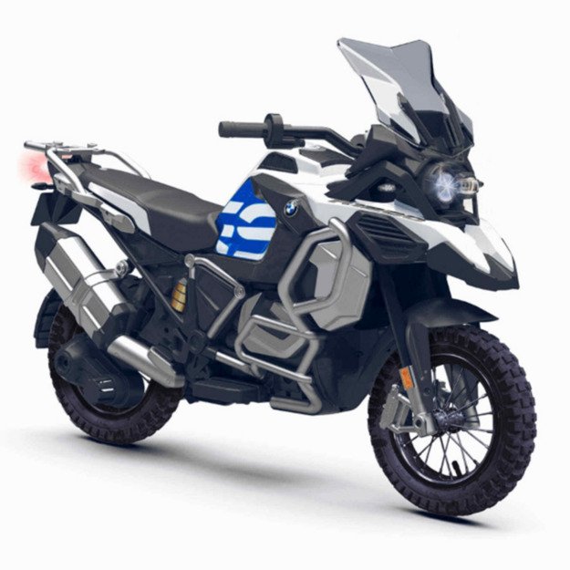 Elektrinis vaikiškas motociklas BMW r1250 gs adventure 24v, mėlynas