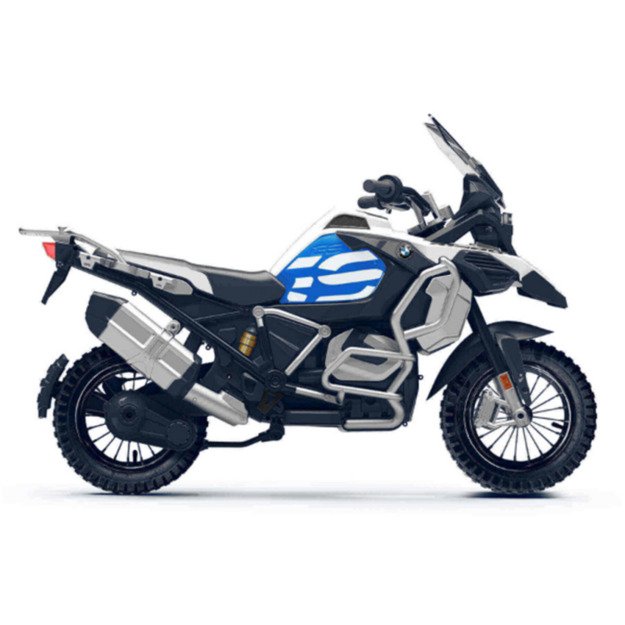 Elektrinis vaikiškas motociklas BMW r1250 gs adventure 24v, mėlynas