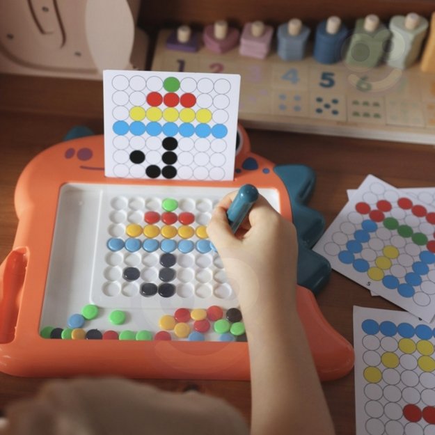 Montessori magnetinė lenta MagPad, WOOPIE, rožinis