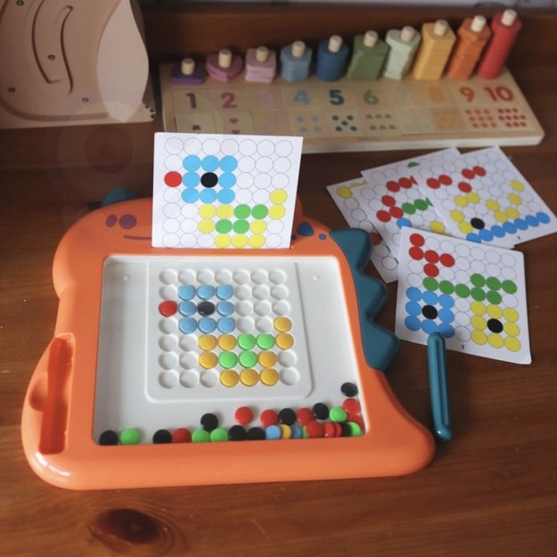 Montessori magnetinė lenta MagPad, WOOPIE, rožinis