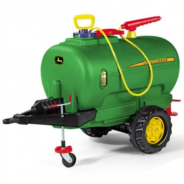 Priekaba cisterna traktoriui Rolly Toys John Deere, žalia