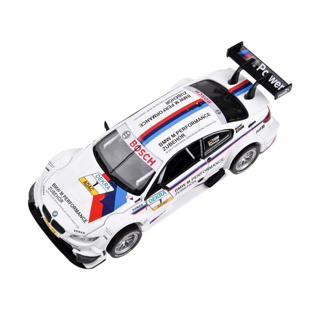 Metalinis sportinis BMW M3 DTM automobilis su garso ir šviesos efektais 