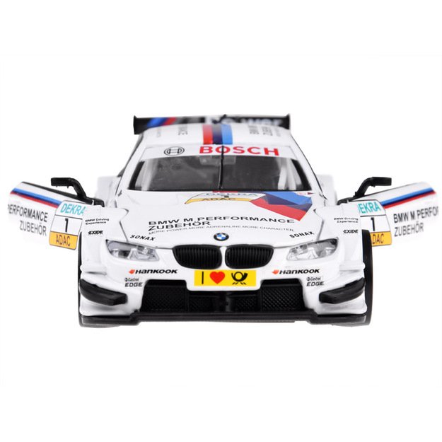 Metalinis sportinis BMW M3 DTM automobilis su garso ir šviesos efektais 