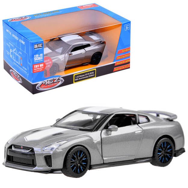 Metalinis modeliukas Nissan GT-R R35, 1:32	