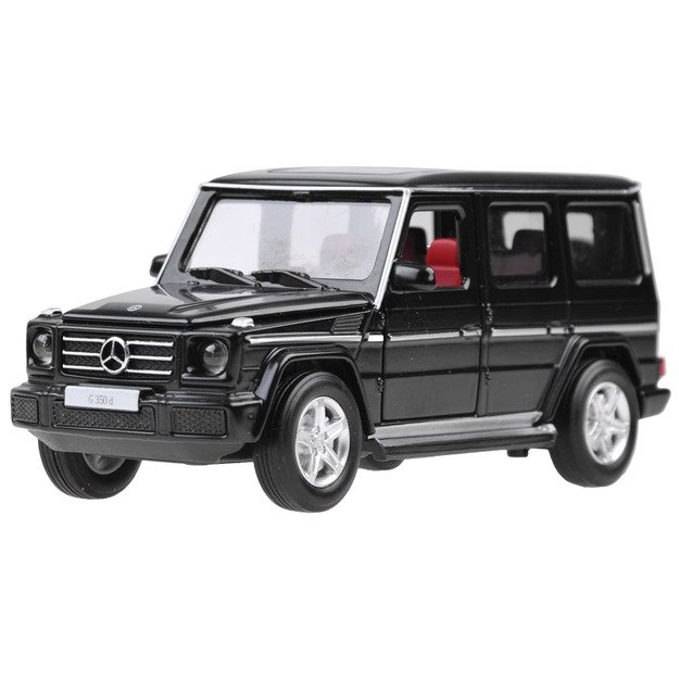 Žaislinis metalinis visureigis Mercedes-Benz G350d 1:32, juodas