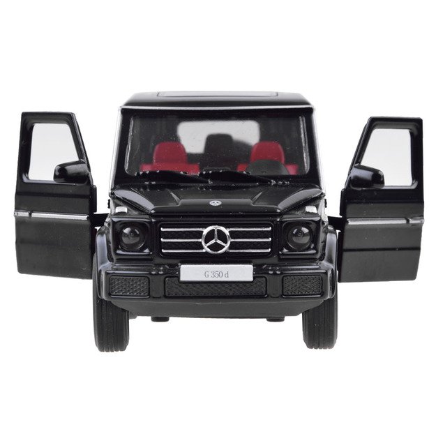 Žaislinis metalinis visureigis Mercedes-Benz G350d 1:32, juodas