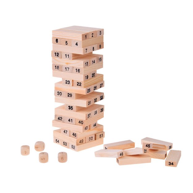 Arkadinis medinis Jenga žaidimas