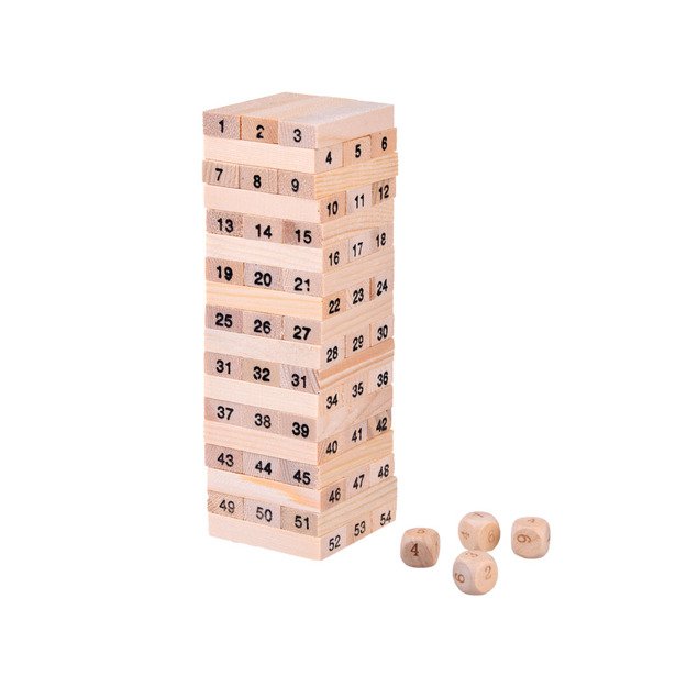 Arkadinis medinis Jenga žaidimas