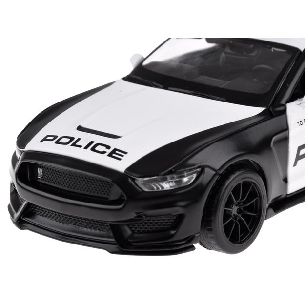 Metalinis policijos Ford Shelby GT350 automobilis su garso ir šviesos efektais 