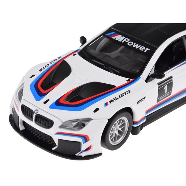 Metalinis BMW M6 GT3 automobilis su garso ir šviesos efektais 