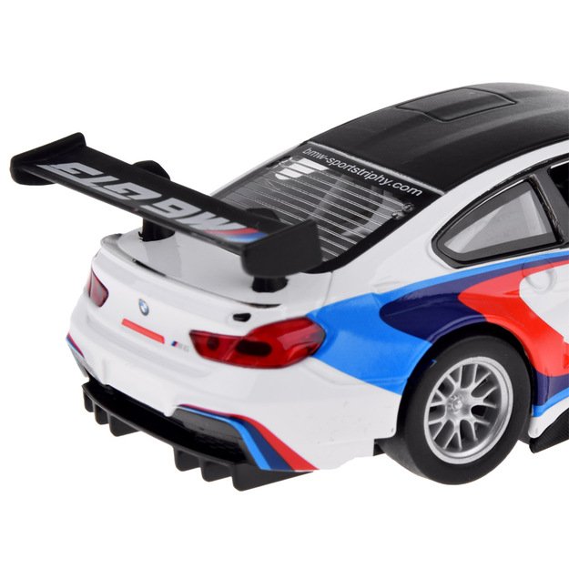 Metalinis BMW M6 GT3 automobilis su garso ir šviesos efektais 