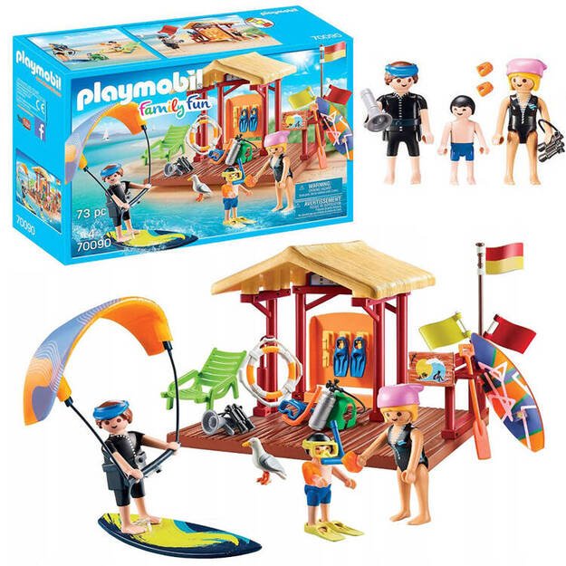 Kūrybinės konstruktorius „Vandens sporto darželis“ 73 el. Playmobil