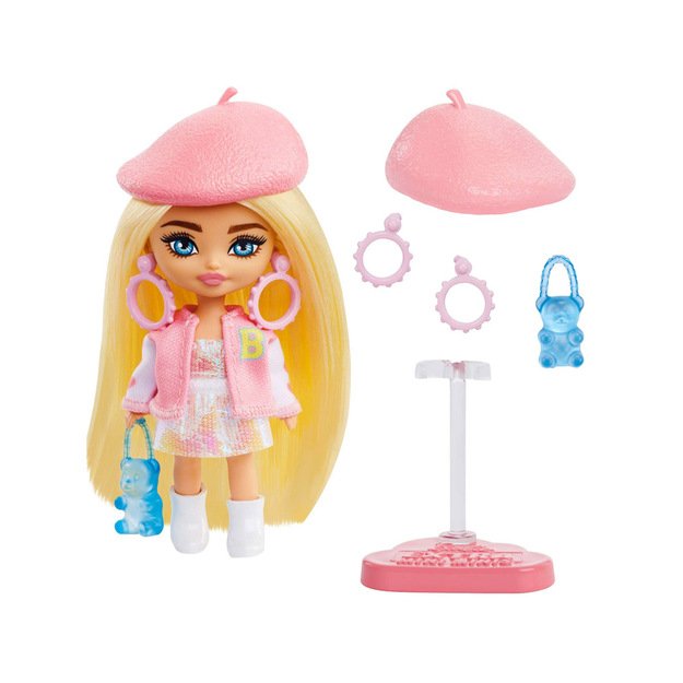 Mini lėlė Barbie su šviesiais plaukais  „Extra Mini Minis“