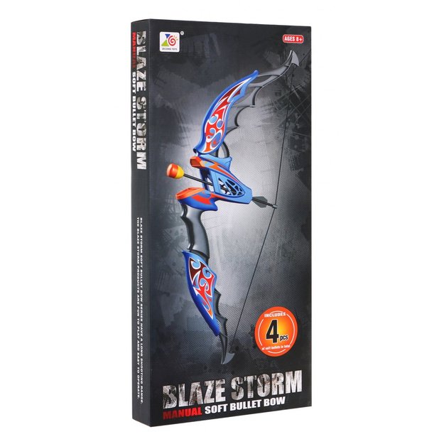 Žaislinis lankas su strėlėmis „Blaze Storm Bow Blue“, mėlynas