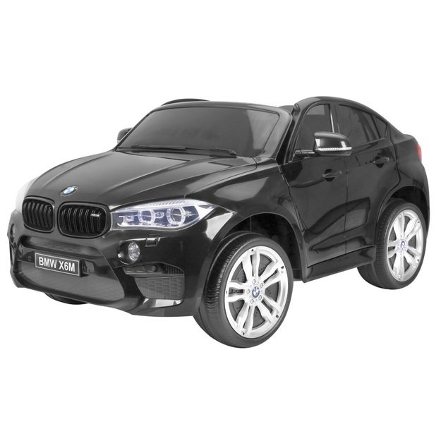 Dvivietis elektromobilis vaikams BMW X6 M XXL, juodas