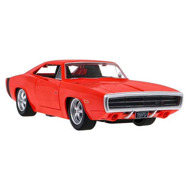 Nuotoliniu būdu valdomas Dodge Charger R/T automobilis 1:16, raudonas