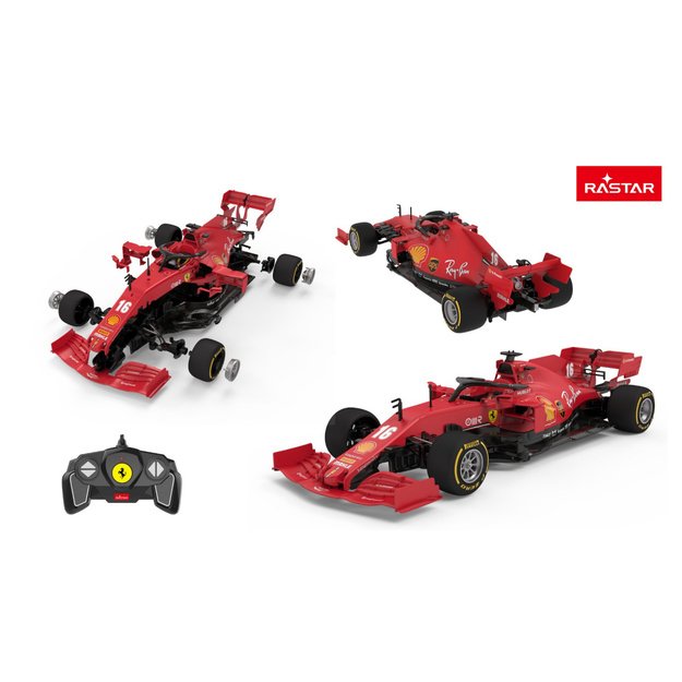 Nuotoliniu būdu valdomas sportinis Ferrari SF1000 automobilis 1:16, raudonas 