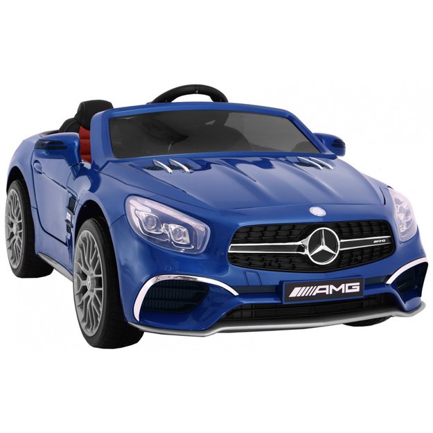 Vienvietis elektromobilis vaikams Mercedes AMG SL65, mėlynas lakuotas