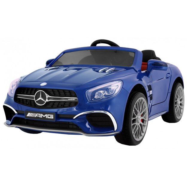 Vienvietis elektromobilis vaikams Mercedes AMG SL65, mėlynas lakuotas