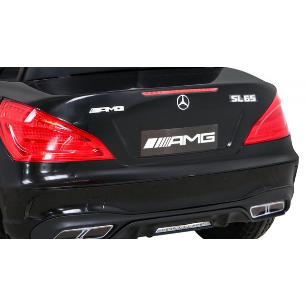 Vienvietis elektromobilis vaikams Mercedes AMG SL65 S, juodas