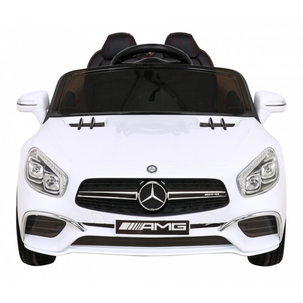 Vienvietis elektromobilis vaikams Mercedes AMG SL65 S, baltas